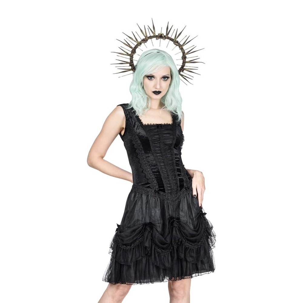 Sinister - 1277 Mini jurk - Zwart